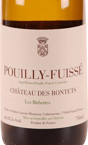 CHATEAU DES RONTETS POUILLY FUISSE LES BIRBETTES