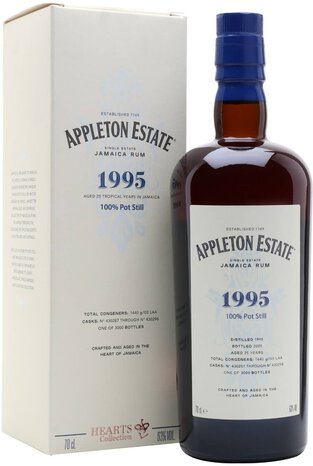 Appleton 1995 25 Year Old Hearts Collection Rum