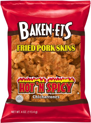 Baken Ets Chicharrones Hot N Spicy