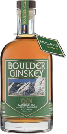 Boulder Colorado Ginskey Barrel Aged Gin