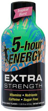 5 Hour Energy Extra Strength Tropical Burst