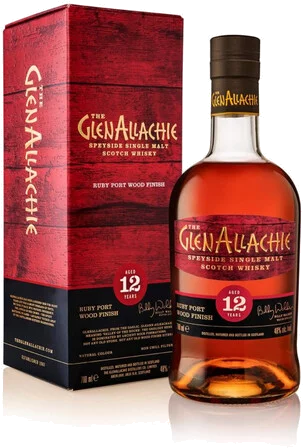 Glenallachie 12 Year Port Wood Finish Speyside Single Malt Scotch