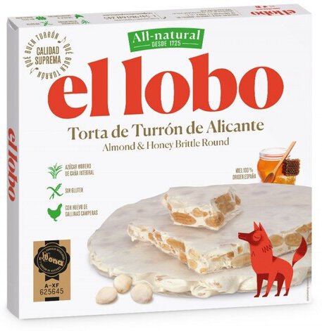El Lobo Torta Turrón De Alicante Almond & Honey Brittle