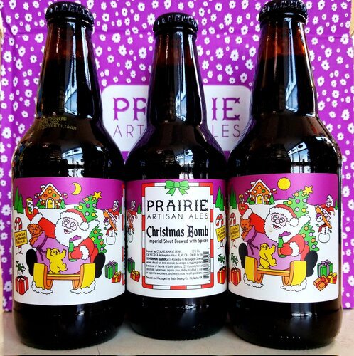 PRAIRIE ARTISAN ALES CHRISTMAS BOMB! IMPERIAL STOUT 12OZ BT