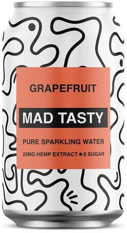 Mad Tasty Grapefruit 20mg Hemp Extract Sparkling Water