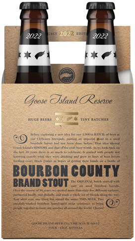 Goose Island 2022 Bourbon County Original Stout 4pk