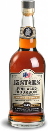 15 Stars Private Stock 7 & 15 Year Old Bourbon