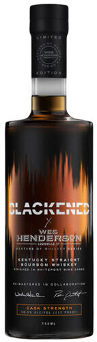 Blackened X Wes Henderson Cask Strength Bourbon Finished In White Port Wine Casks