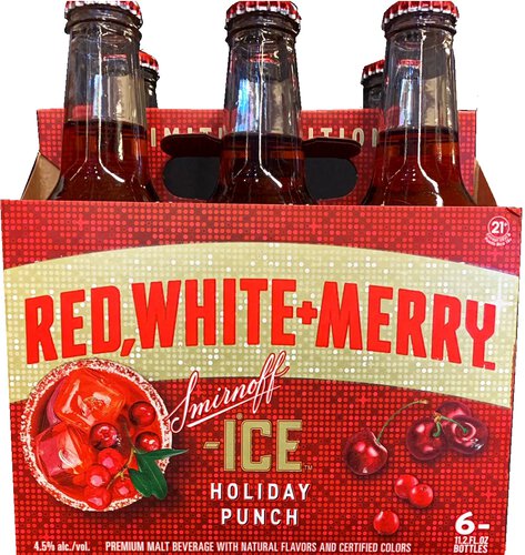Smirnoff Ice Red White & Merry Holiday Punch