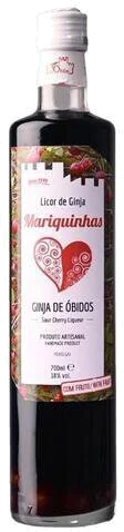 Ginja Mariquinhas Portuguese Sour Cherry Liqueur with Fruits