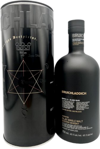 Bruichladdich Black Art 10.1 Unpeated Islay Single Malt Scotch Whisky 29 Year