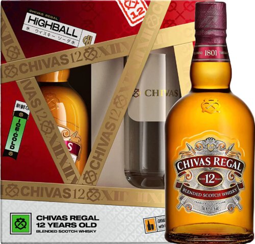 Chivas Regal 12 Year Scotch Gift Set