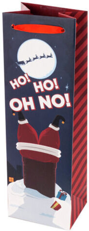 Ho Ho Oh No Wine Bag