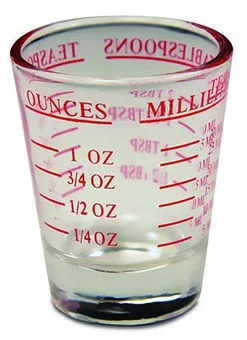 Measured Shot Glass