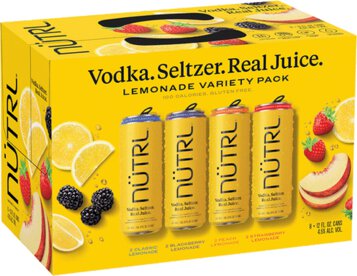 Nutrl Vodka Soda Lemonade Variety Pack