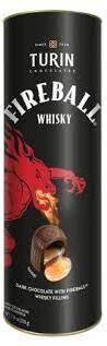 Turin Dark Chocolate Filled with Fireball Whiskey