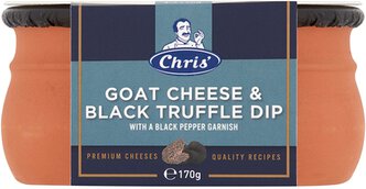 Chris Heritage Vintage Goat Cheese & Black Truffle Dip Jar
