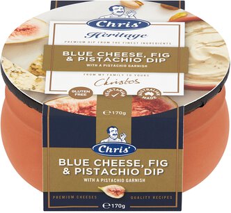 Chris's Blue Chese Fig & Pistachio Dip