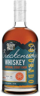 Breckenridge Distillery Imperial Stout Finish Buddy Pass Cask Strength Bourbon Whiskey