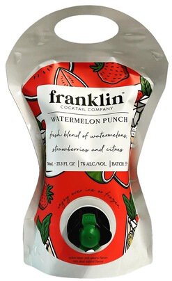 Franklin Cocktail Watermelon Punch 25.3oz Pouch