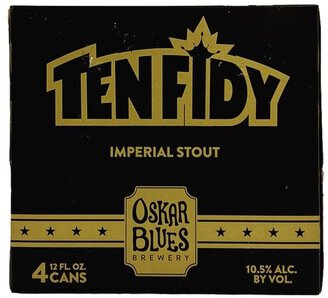 Oskar Blues Ten Fidy Russian Imperial Stout  12oz Cans