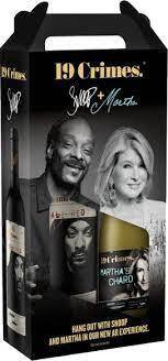 19 Crimes Snoop Cali Red & Martha Chardonnay 2 Pack