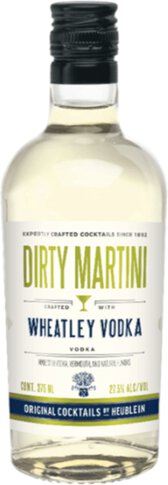 Heublein Wheatley Vodka Dirty Martini Ready to Drink Cocktail