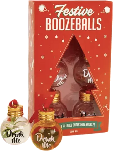 Festive Boozeballs Ornaments