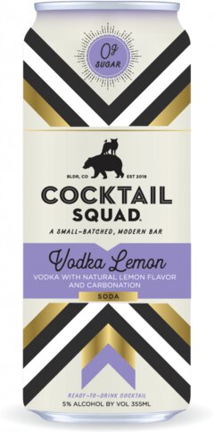 Cocktail Squad Lemon Vodka Can