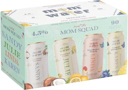 Meet The Mom Squad Vodka Water Variety Pack RTD Cocktail Cans