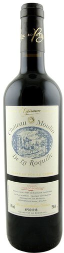 Chateau Moulin De La Roquille L'esperance Bordeaux