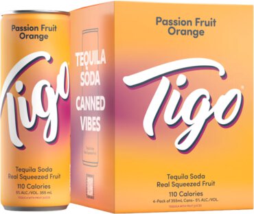 Tigo Passion Fruit Orange Tequila Soda
