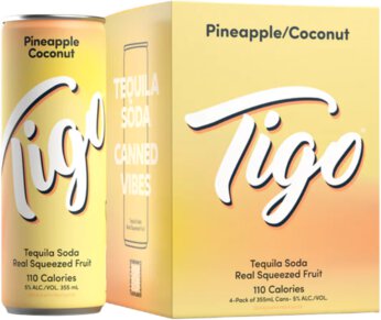 Tigo Tequila Seltzer Pineapple Coconut