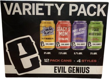 Evil Genius Variety 12PK Cans