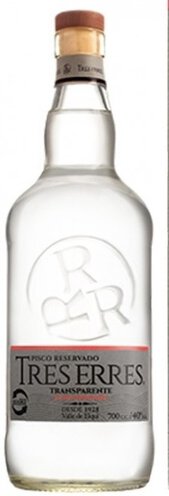 Tres erres Pisco Reservado Trasparent 80