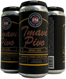 Pour Man's Tmave Pivo Dark Lager 16oz Cans