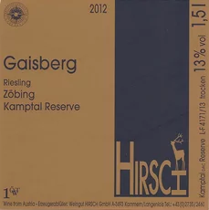Hirsch Riesling Gaisberg Kamptal