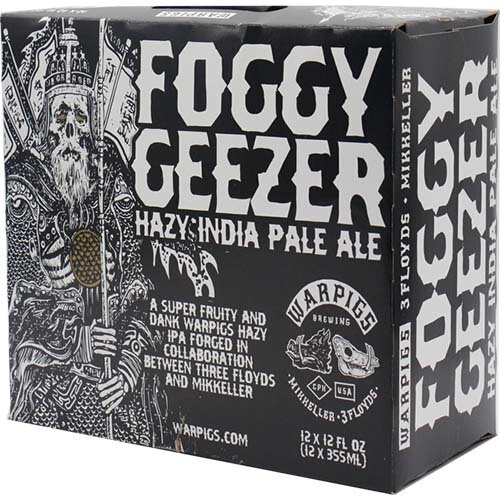 WarPigs Foggy Geezer Hazy IPA Cans