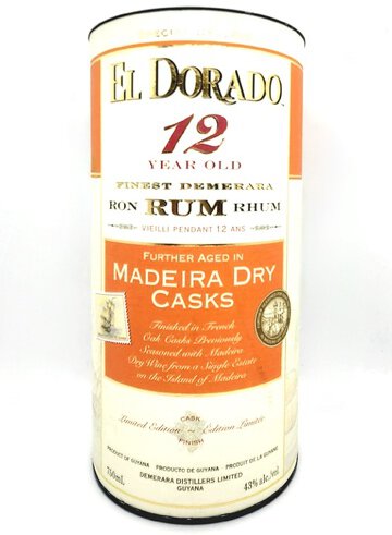 El Dorado Rum 12 Year Madeira Dry Cask