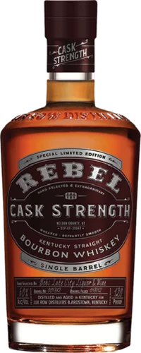 Rebel Yell Cask Strength Single Brl Hand Selected Bourbon