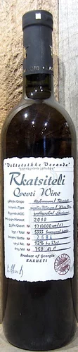 Rkatsiteli Quevri Orange Wine Velistsikhe Veranda Georgia