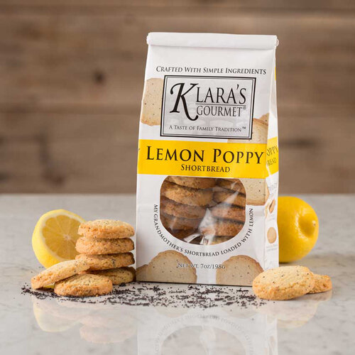 Klara's Lemon Poppy Shortbread