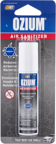 OZIUM Air Sanitizer Spray; That New Car Smell