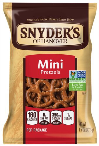 Snyder's Of Hanover Low Fat Mini Pretzel