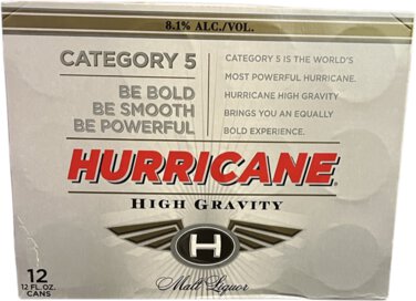 Hurricane High Gravity 2/12 Cans