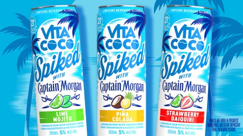 Captain Morgan Vita Coco Strawberry Daiquiri