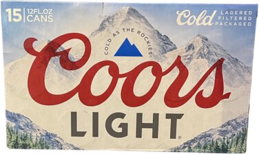Coors Light 2/15 Cans