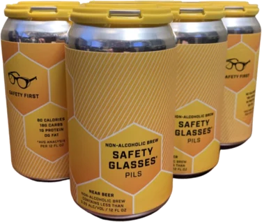 Industrial Arts Safety Glasses Pils Non Alcoholic 6PK Cans