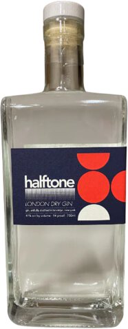 Halftone London Dry Gin Brooklyn New York