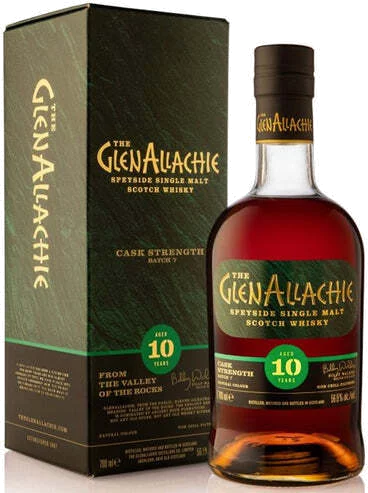 GlenAllachie 10 Year Old Cask Strength Scotch Whisky Batch 7